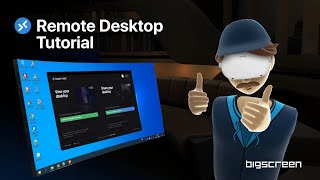 Bigscreen Remote Desktop: How to STREAM YOUR PC to your Oculus Meta Quest 2 screenshot 2