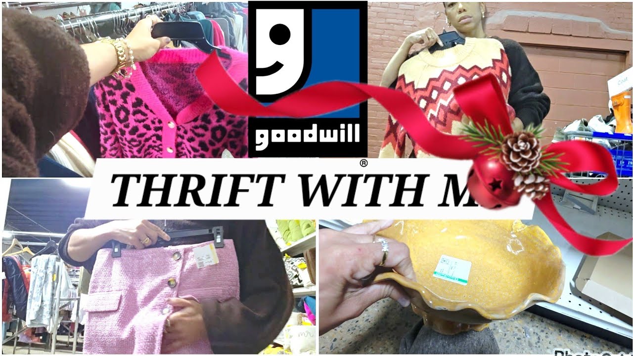 GOODWILL THRIFT WITH ME | Thrift Haul | Thriftmas Day 4 | Model Image ...