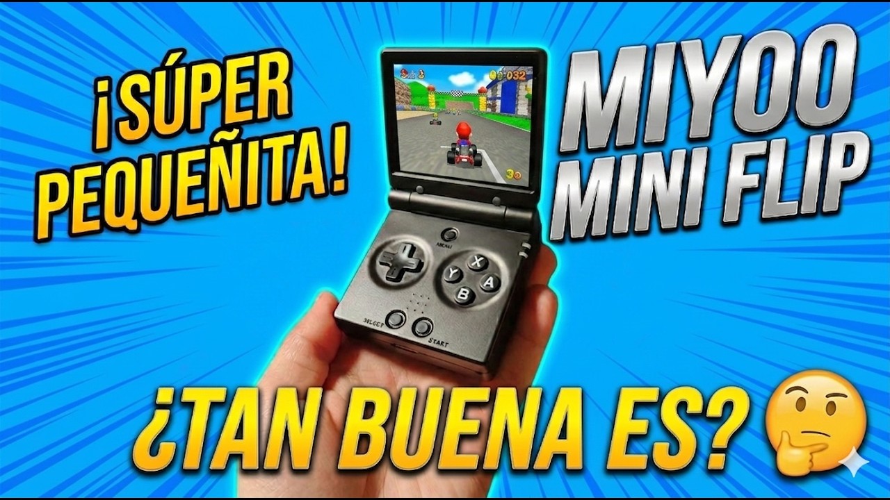 The SMALLEST console for travel! 😲 MIYOO MINI FLIP First
