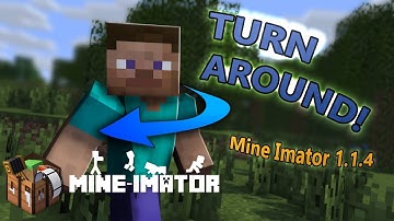 How to Animate a Realistic Turning Around Animation! In Place + Mid Walking! [Mine - Imator]