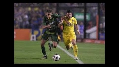 Boca 1 Defensa Y Justicia 2 Superliga Argentina 2017/2018