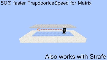 50% TrapdoorIceSpeed (with Strafe) for Matrix 4.0.4 | LiquidBounce