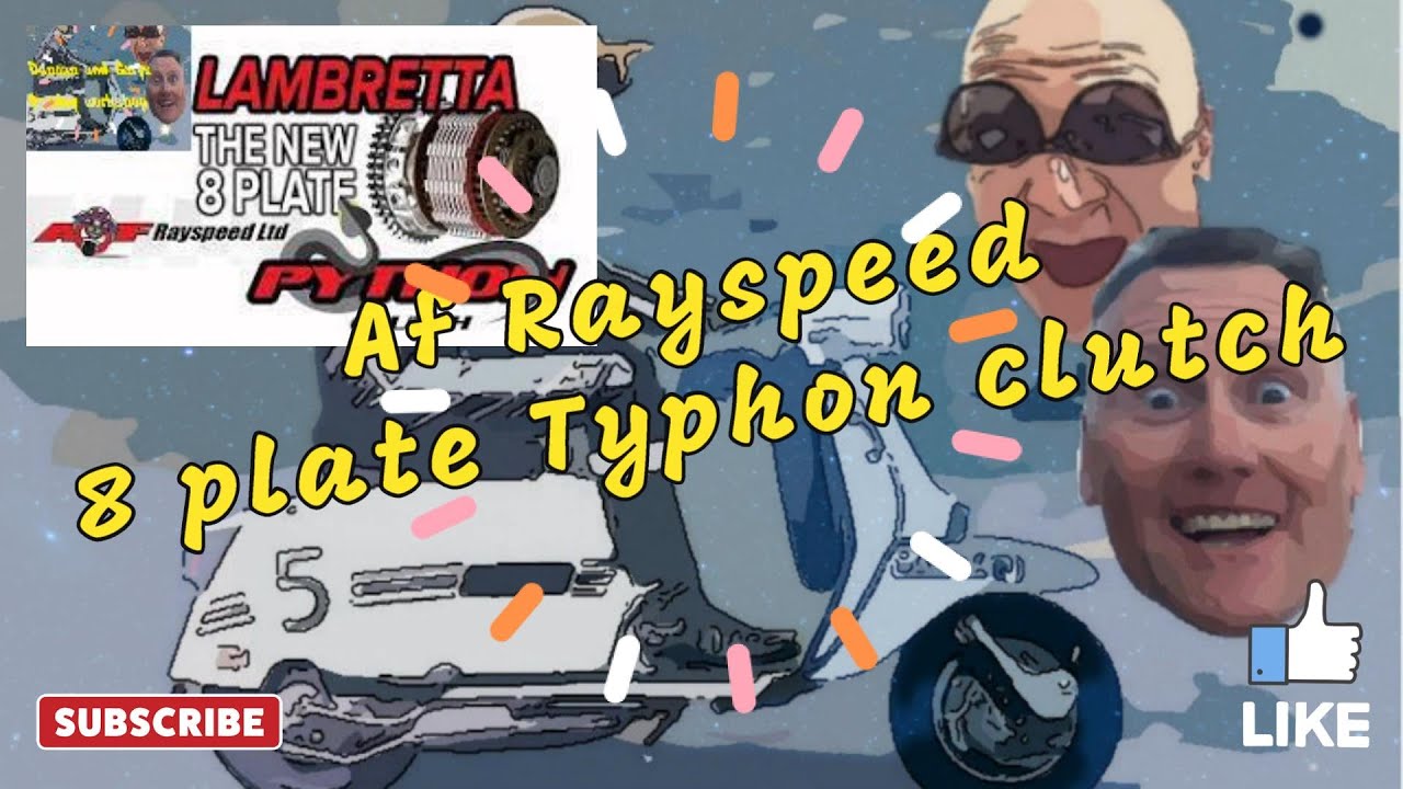 AF Rayspeed 8 plate Python clutch - YouTube