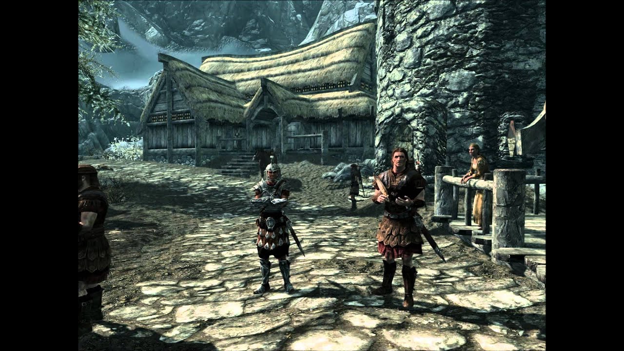 The elder scrolls V skyrim Part 1 Intro escaping the fat dragon