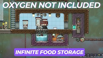 Infinite Food Storage in Oxygen Not Included - Deep Freezing VS The Dehydrator