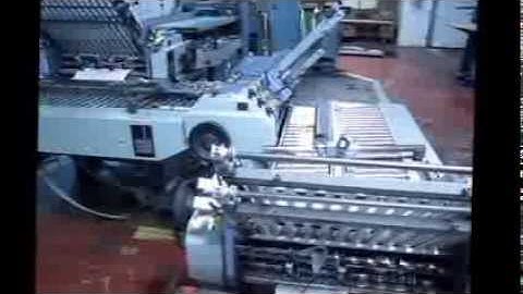 Stahl T66 Continuous Feed Paper Folder with 8  16, and 32 Page Return and Gatefold Attachment and Ro