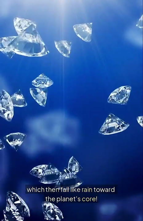 It’s Raining DIAMONDS on This Planet! #diamond #shorts #diamondrain