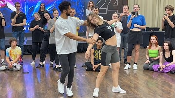 Leandro De Oliveira & Maria De Oliveira. Demo 1. Russian Zouk Congress 2024 | Zouk Dance