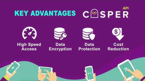 CASPER API - First system decentralized cloud-based data storage for DApps
