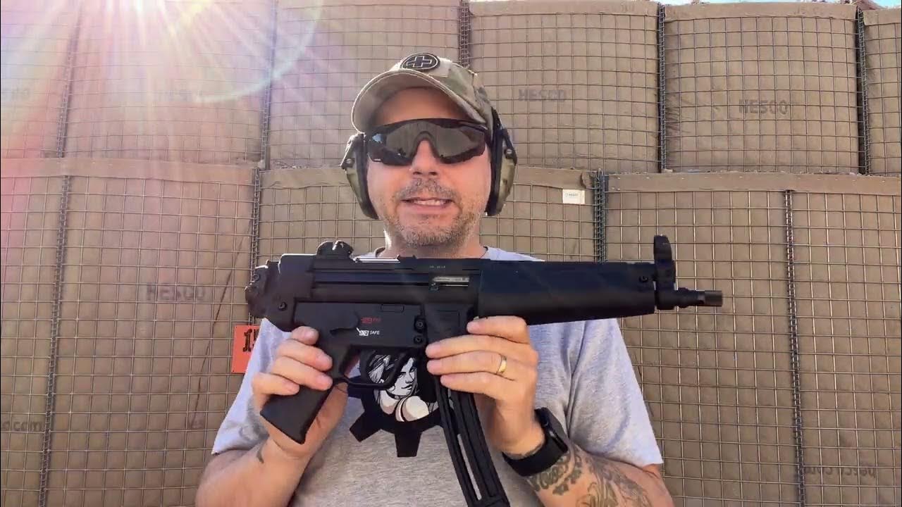 HK MP5 22LR with the CSM Brace Options YouTube