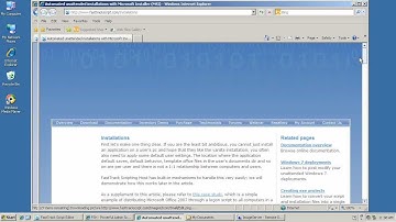 How to install an MSI Package