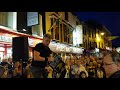Irish Musician Liam O Connor plays the accordion for flash mob in killarney kerry