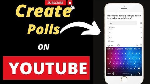 How to Make a poll on YouTube | How To Make Voting Poll On Youtube | create poll on youtube 2022
