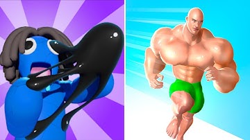 Venom Run 3D vs Muscle Rush All Levels Gameplay Android,Ios New Update