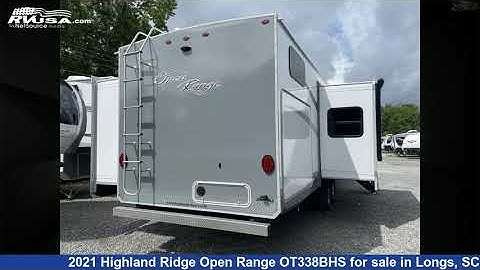 Eye-catching 2021 Highland Ridge Open Range Travel Trailer RV For Sale in Longs, SC | RVUSA.com