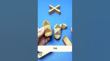Can you assemble these six identical wooden blocks? #iq #iqtes #iqtest #brainteaser #intelligence