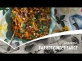 Sauce: Carrot Ginger sauce