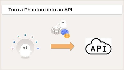 How to turn any Phantom into an API