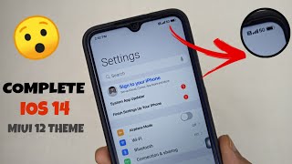 COMPLETE IOS 14 MIUI 12 Theme For Any Redmi & Poco Device 