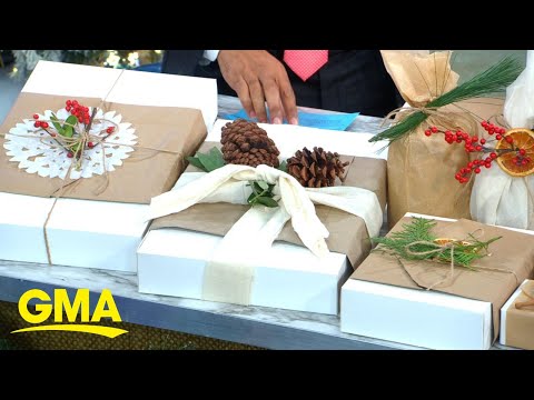 Eco-friendly gift-wrapping ideas | GMA3