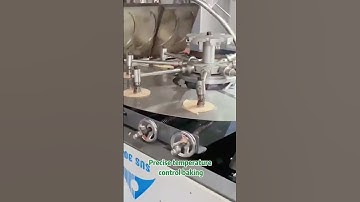 🍦 Revolutionize Ice Cream Cone Production with Gondor’s Automatic Waffle Cone Line! #shortsvideo