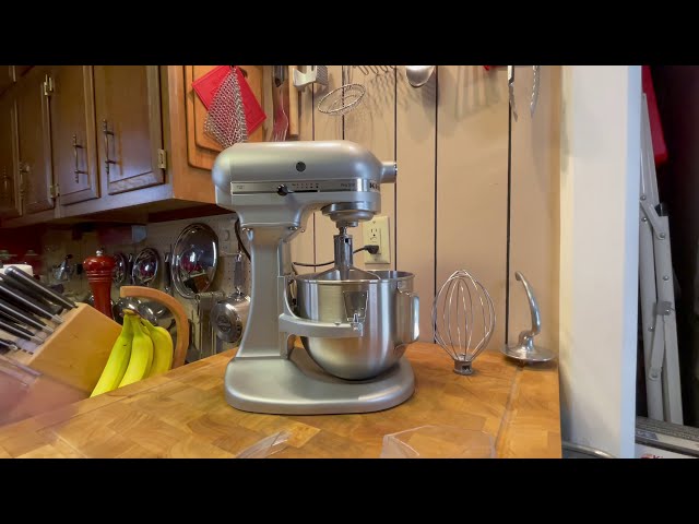 Unboxing and Review of Kitchen-aid Professional 5 plus Stand Mixer – Baked  to the Bone