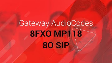 Gateway AudioCodes 8FXO MP118 8O SIP -- na LojaMundi.com.br
