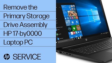 Remove the Primary Storage Drive Assembly | HP 17-by0000 Laptop PC | HP
