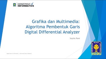 GMM-08-2 Algoritma Pembentuk Garis Digital Differential Analyzer