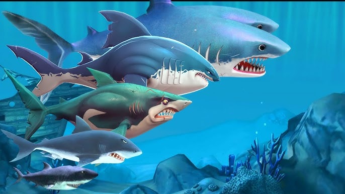 ALL HUNGRY SHARK GAMES EVOLUTION (2010-2019) 