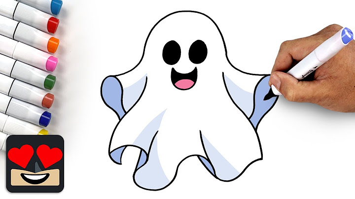 How To Draw a Ghost EASY