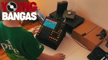 Young Bangas Making a Beat with his Dad on the MPC