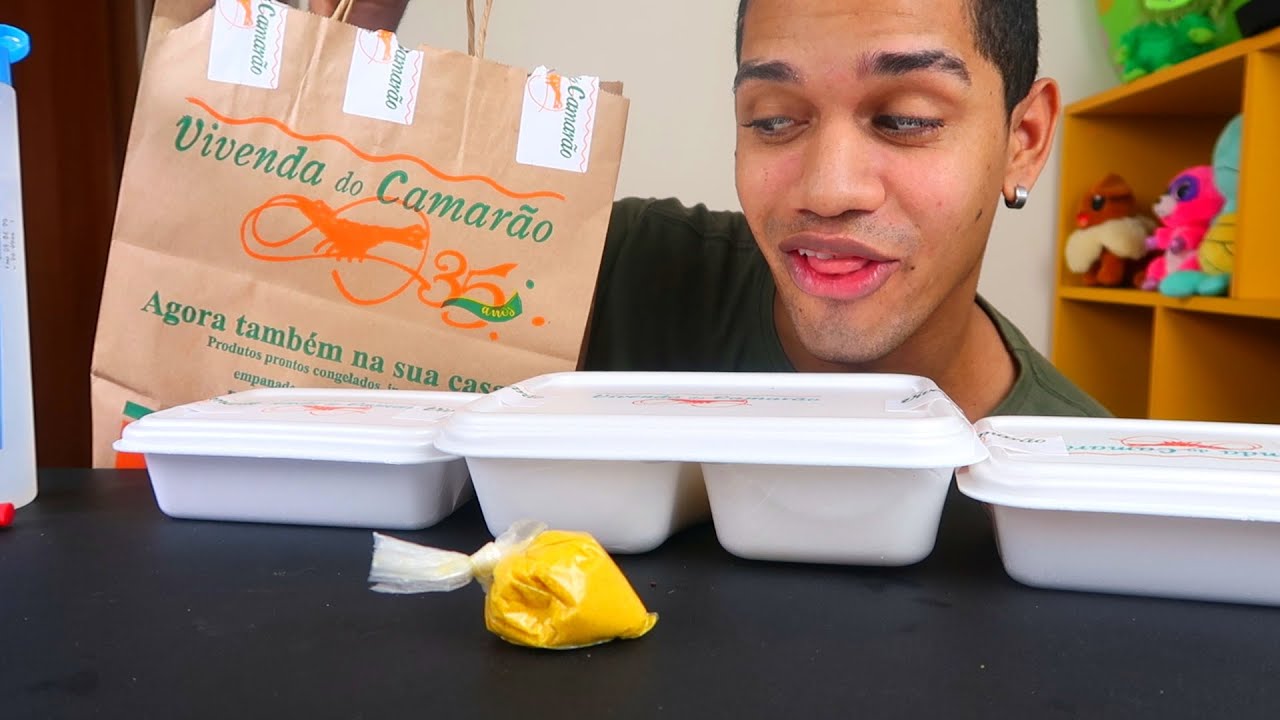 Pedi comida do VIVENDA DO CAMARÃO no iFOOD! Dario Deliverys