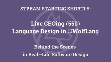 Live CEOing Ep 550: Language Design in Wolfram Language [Splice, Shuffles & WFR Submissions]