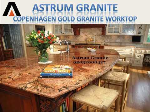 Copenhagen Gold Granite Kitchen Worktop In London Uk Astrum
