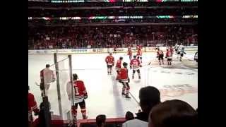 Blackhawks Warm-Up