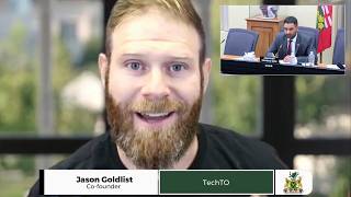 Jason Goldlist, TechTO Co-founder, testifies at Ontario Legislature on startups and rural broadband
