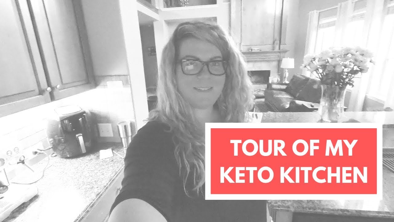 TAKE A TOUR OF MY KETO KITCHEN WHAT IS IN MY PANTRY? KETO KITCHEN AND
