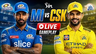 🔴 LIVE: 🏏 MI vs CSK LIVE MATCH ⚡ IPL 2026 Gameplay | Epic Battle 🤯