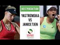 Dayana Yastremska vs Janice Tjen | Dubai Open 2026 | Tennis Prediction