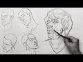 How To Draw Heads in Proportion Freehand // Using the Nose to Check Your Proportions