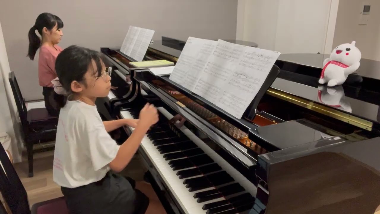 夏休みの課題、2台ピアノの魅力〈動画〉 | 江東区門前仲町ピアノ教室