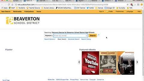 LOC, National Archives & EBSCO