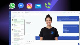 CRM de WhatsApp API, WhatsApp Business, Messenger, Instagram y más.