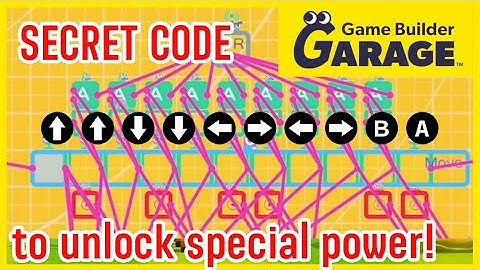 Konami/Secret Code with Marker Nodon | Game Builder Garage Tutorials #10