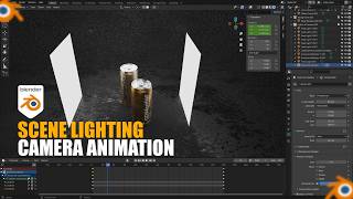 Scene Setup, Lighting & Camera Animation in Blender — Complete Workflow