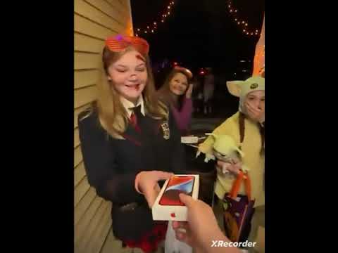 Giving Iphones Instead Of Candy On Halloween
