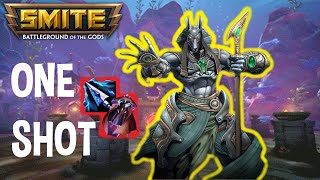 OVERPOWERED ONE SHOT ANUBIS BUILD [SMITE] SEASON 8