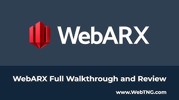 Webarx Full Walkthrough and Review