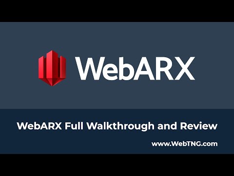 Webarx Full Walkthrough and Review
